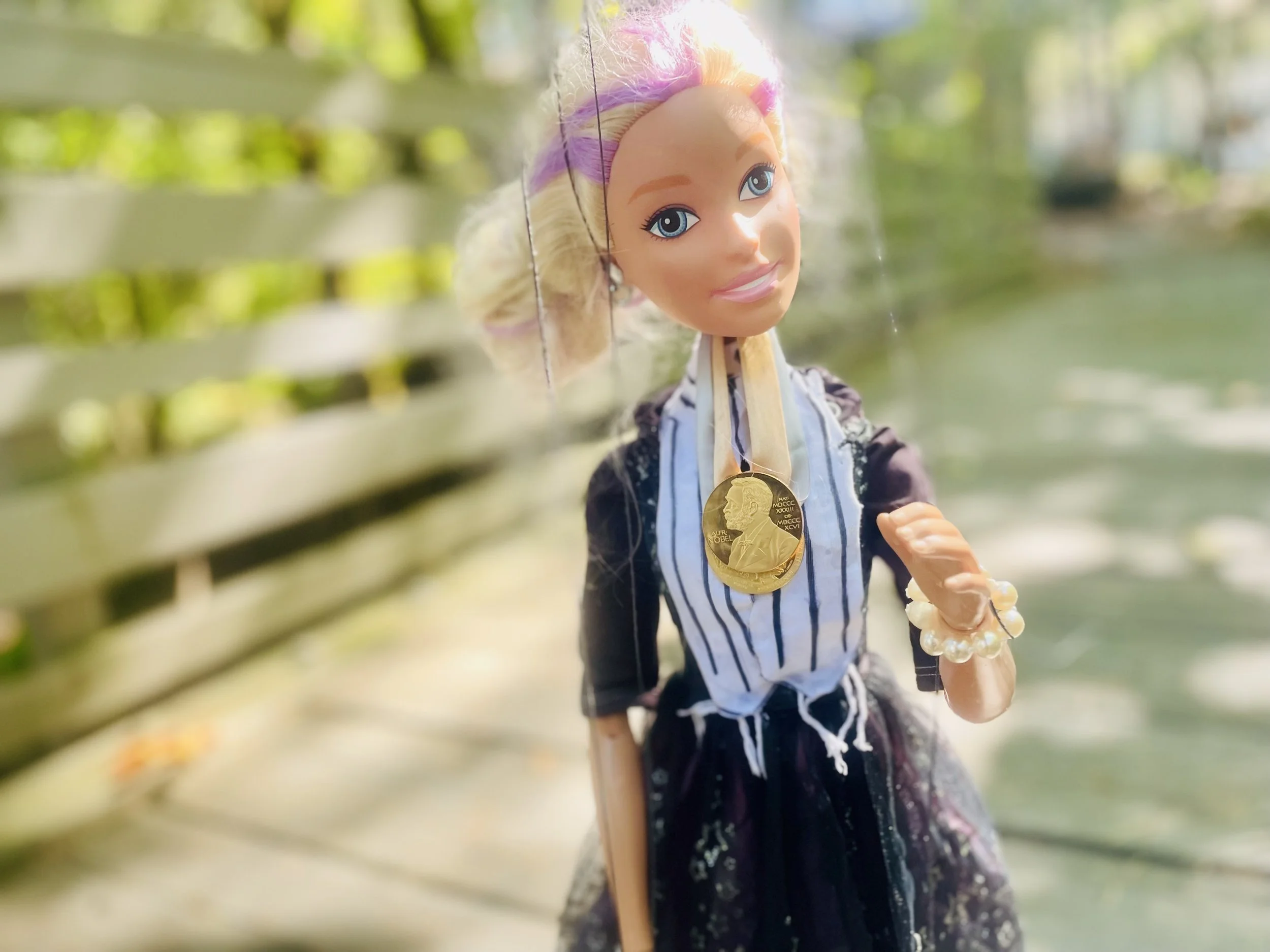 Multiple Nobel Prize Winning Barbie: May inspire more little girls to go for the Nobel, who knows!
