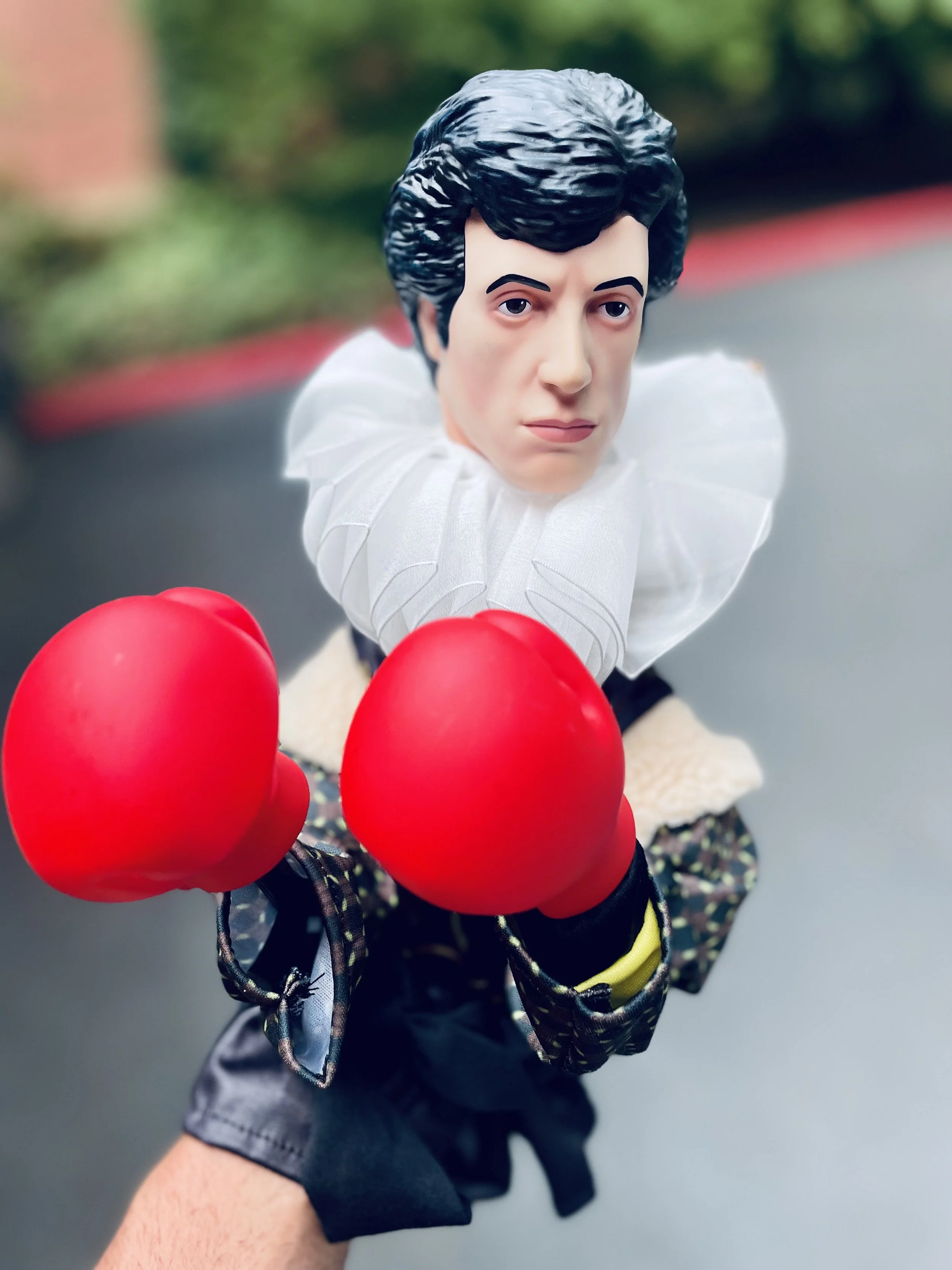 Sylvester William Shakespeare Stallone
Shakespeare's writing is a foundation of literary art, rich with poetic devices and complex themes, whereas Stallone's screenplays are structured for immediate, high-impact storytelling centered on an underdog p