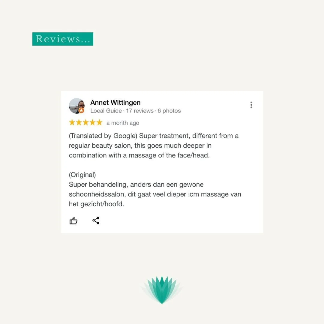 Meer reviews! Wat ben ik super blij met mijn klanten 😚

Tot snel weer!