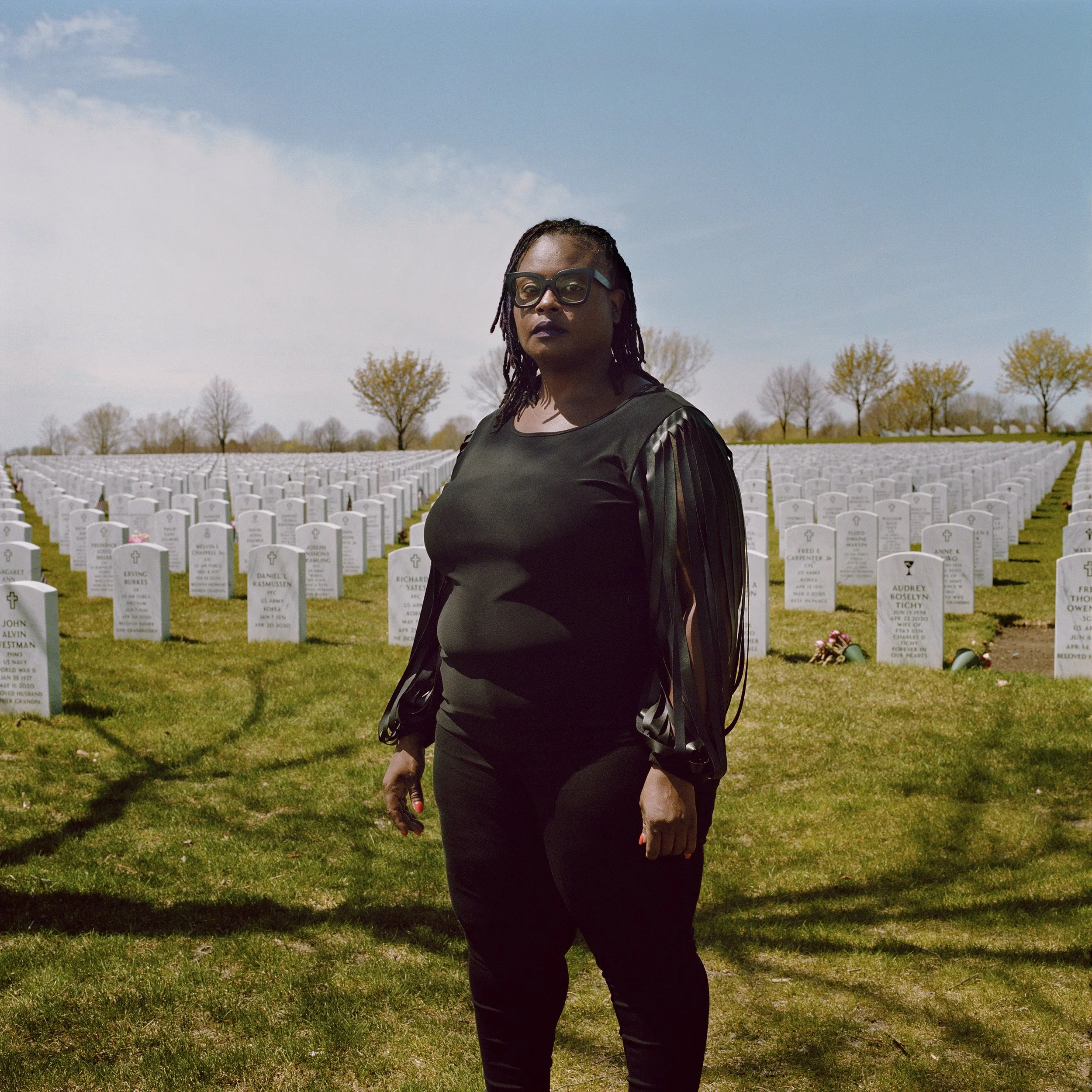 Akeya Watley, lost father Erving Burkes to Covid-19 on April 20, 2020