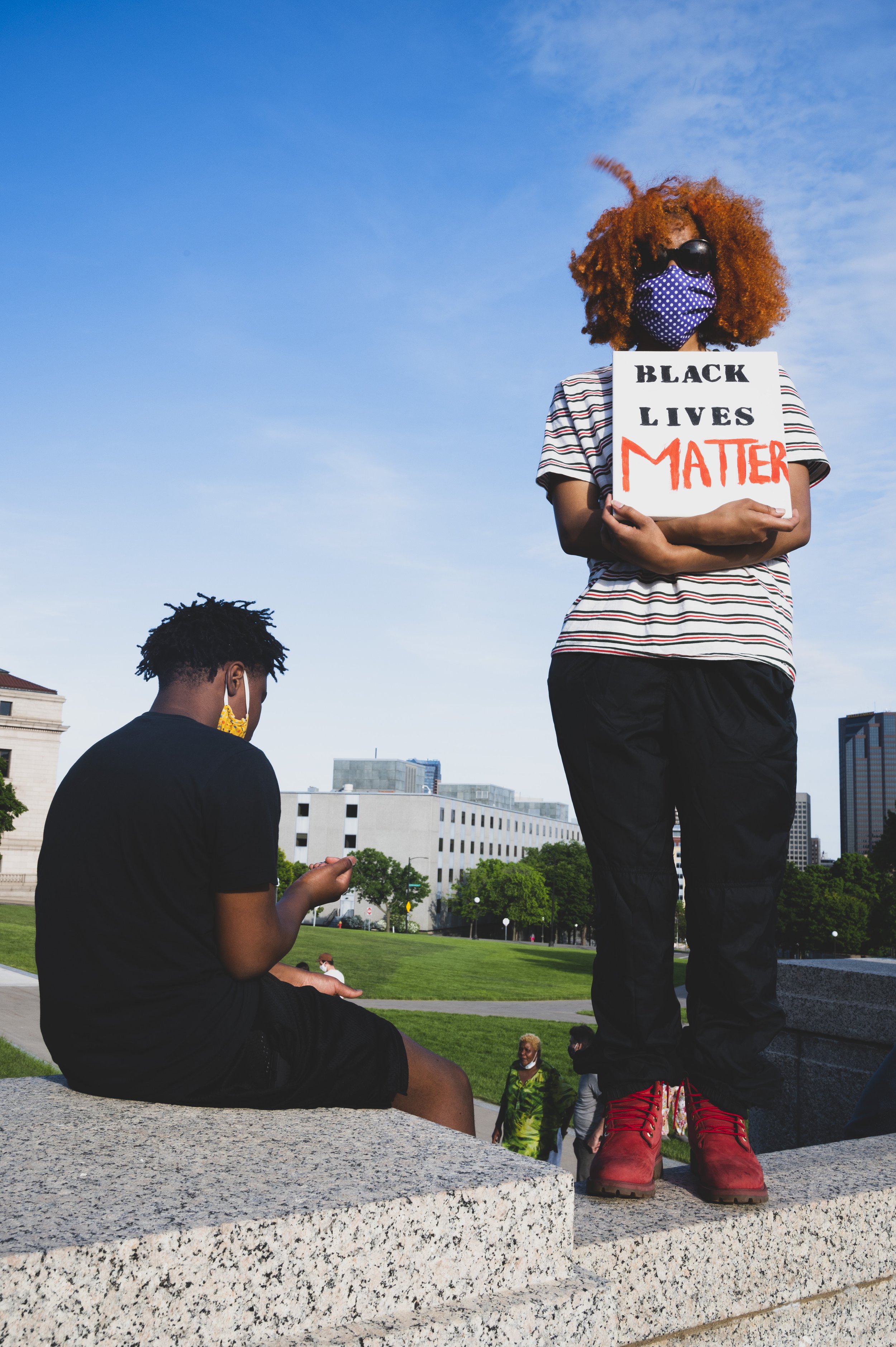 UPRISING Stills from the National Guard occupation of the Capitol in St. Paul, MN after the death of George Floyd.