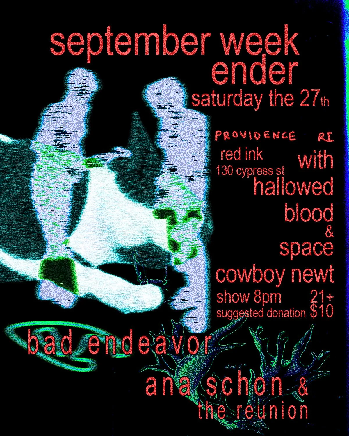 Ana Schon and the Reunion with Bad Endeavor, Hallowed Blood, and Space Cowboy Newt