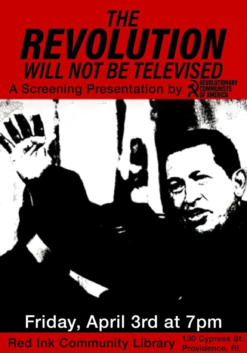 Film screening: The Revolution Will Not Be Televised