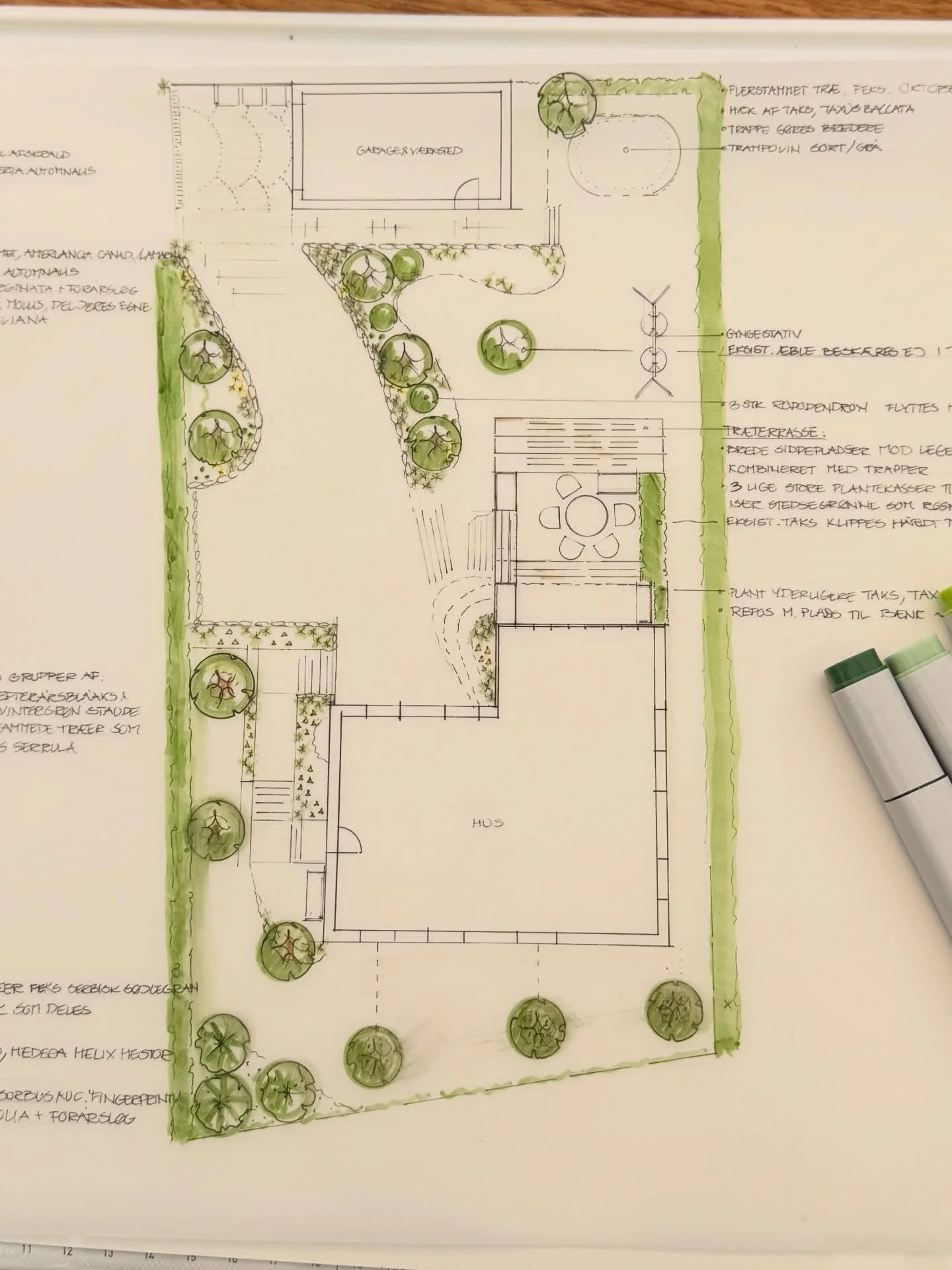 DAGENS HAVEPLAN✍🏻

I dag bes&oslash;gte jeg en sk&oslash;n, &aelig;ldre have h&oslash;jt beliggende i Skanderborg og en s&oslash;d, ung familie, der &oslash;nskede sig en enklere, mere livgivende og pasningsvenlig have til deres nyistandsatte villa,