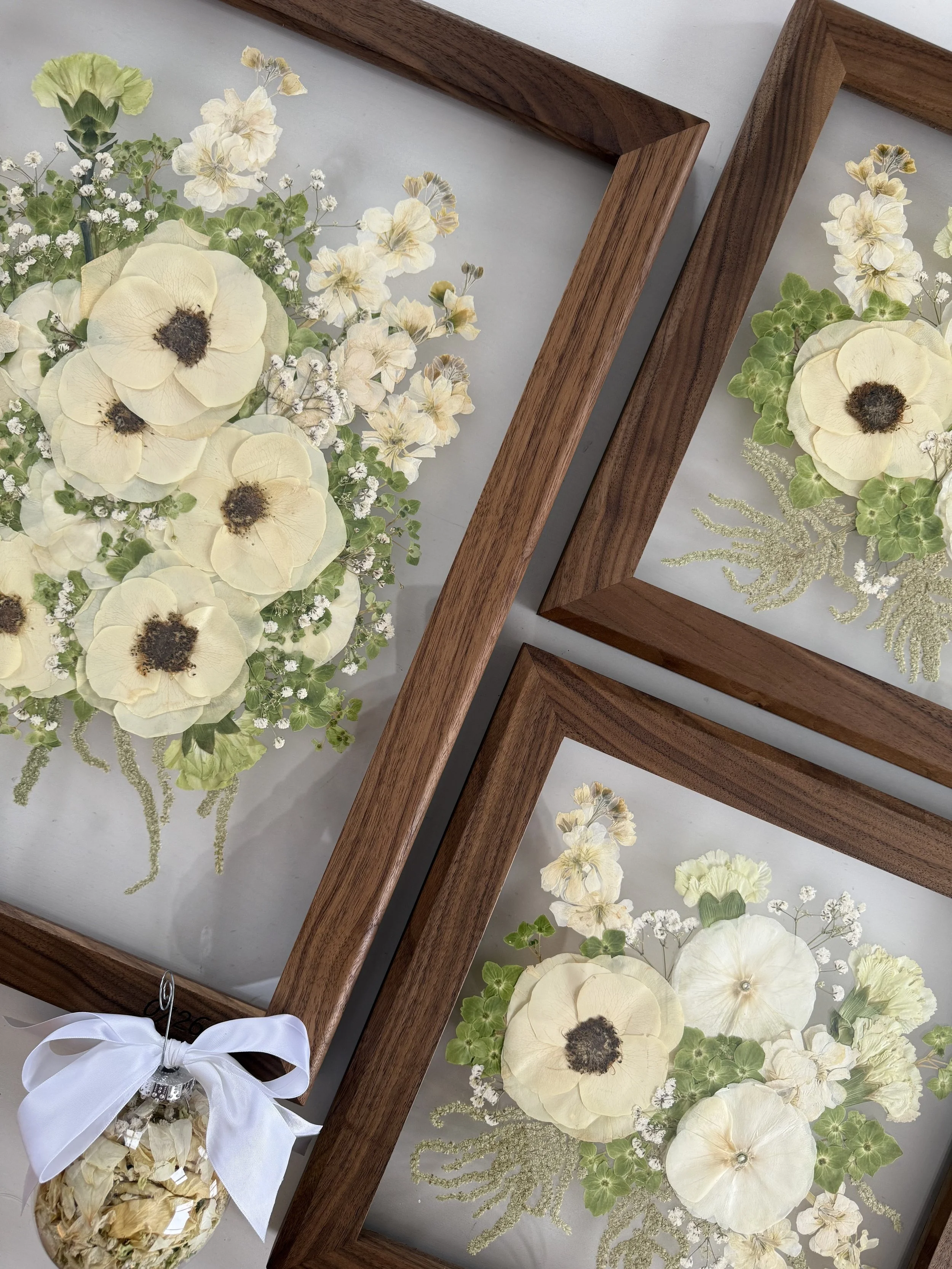 Pressed flower gallery set.