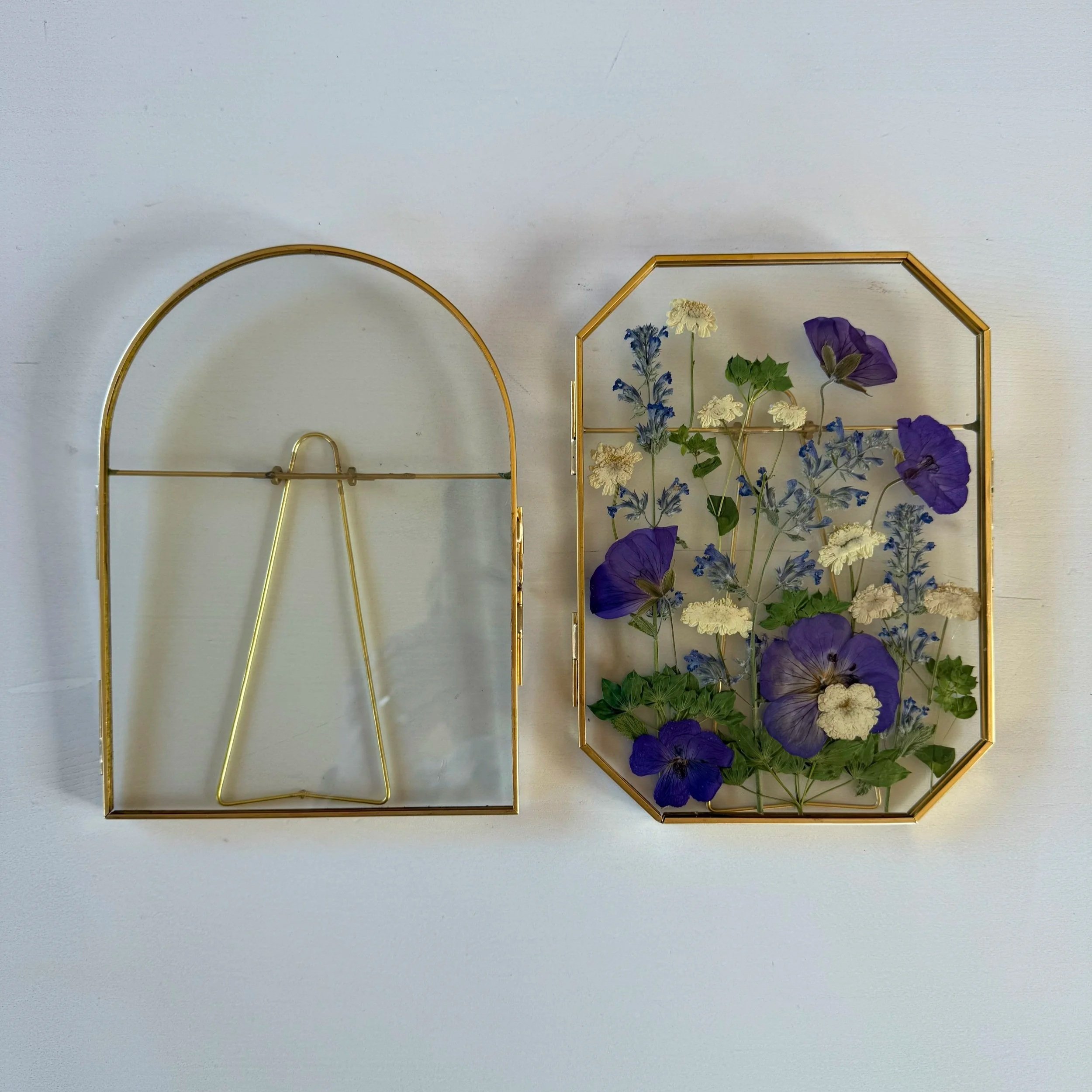 workshop pressed flower frame