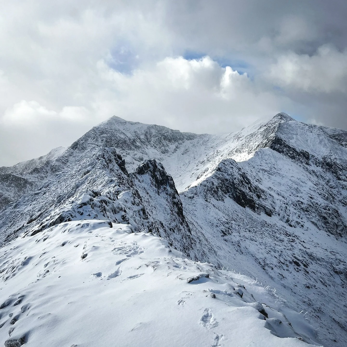 Very nice few days trudging around Eryri. Might need a snorkel tomorrow though. 
First five photos are from Crib Goch. The rest of the photos are from the East Ridge of Y Garn, surprisingly spicy.
Always good to catch up with friends and enjoy these 