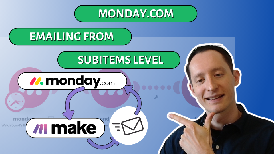 How to Send Emails from monday.com Subitems (2 Proven Methods)
