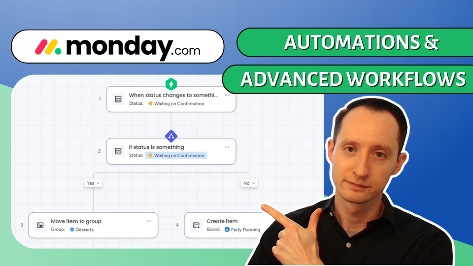 monday.com (No Code) Automations: Beginner to Advanced Tutorial