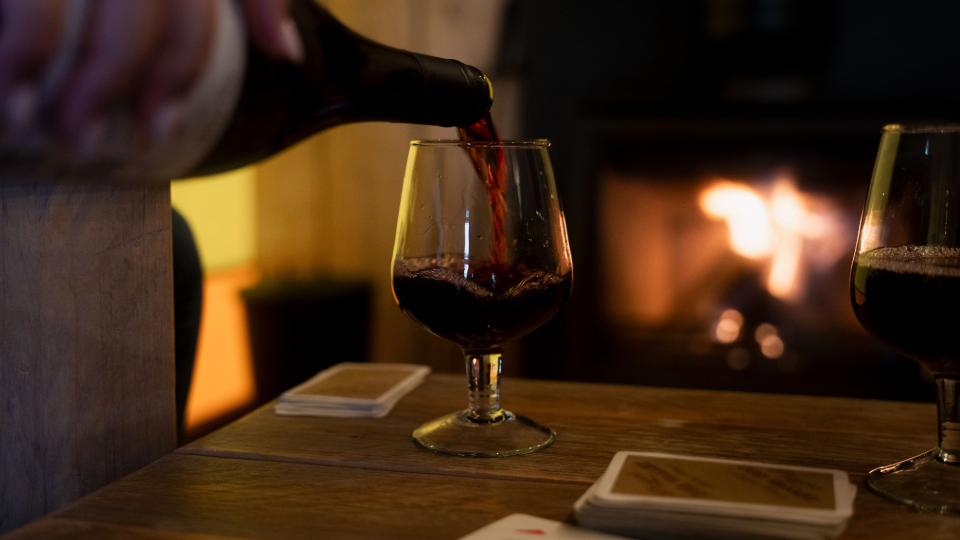 Wine by the fire