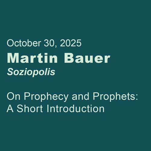 Public Lecture: Martin Bauer (Soziopolis)