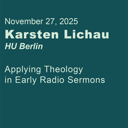 Public Lecture: Karsten Lichau (HU Berlin)