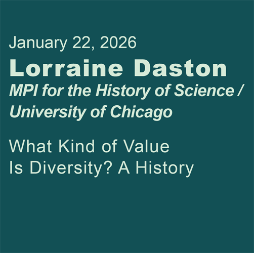 Public Lecture: Lorraine Daston (MPIWG/ University of Chicago)