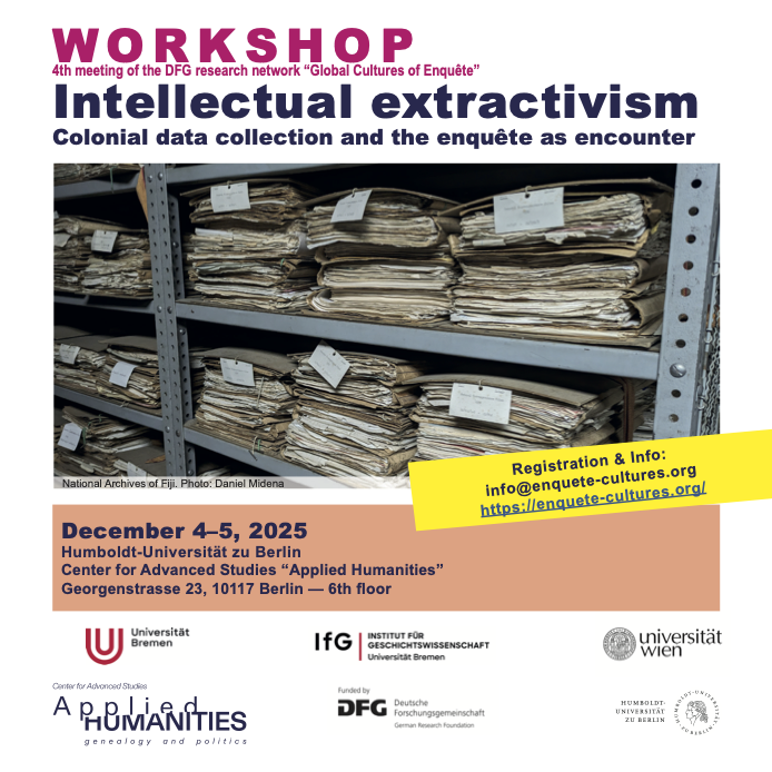 Workshop “Intellectual Extractivism”