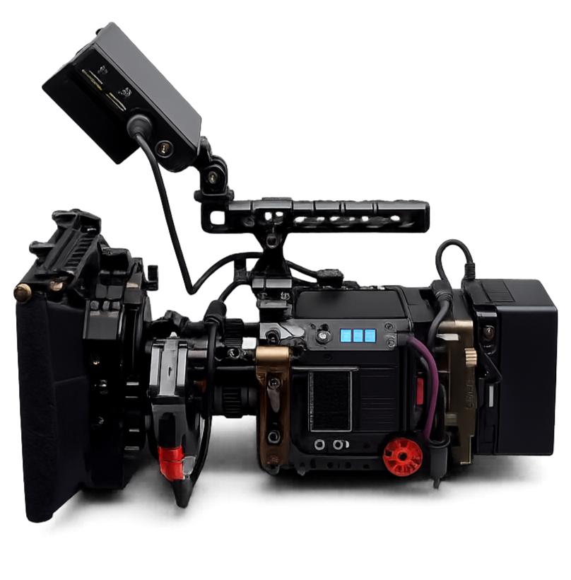 La Red Komodo è una cinepresa digitale con sensore 6K Super 35 (27.03 x 14.25 mm), Global Shutter, attacco RF, registra in RAW R3D e ProRes.