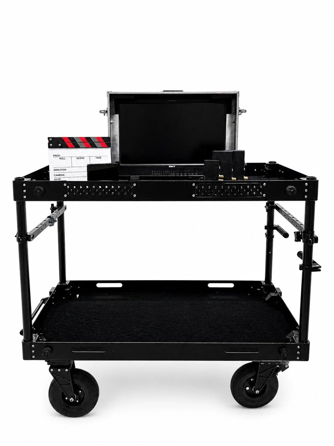 Kit Focus Puller:  1x monitor + 2x Teradek TX   1x Teradek RX  Monitor Regia Switt 24” + Monitor Onboard  Carrello Proaim  4 Batterie v Mount Granito 190 Wh