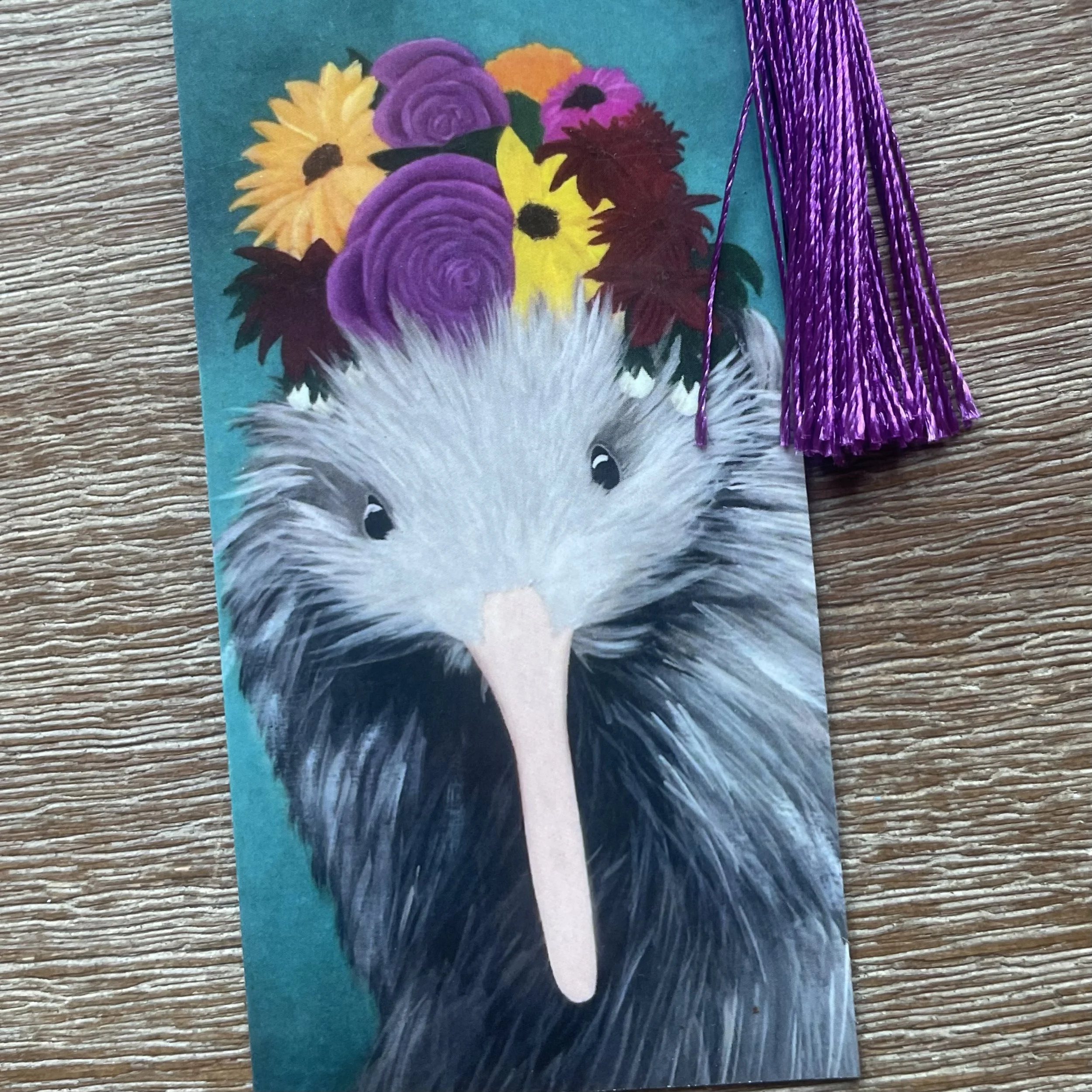 Hand made New Zealand Bookmark Kiwi Bird