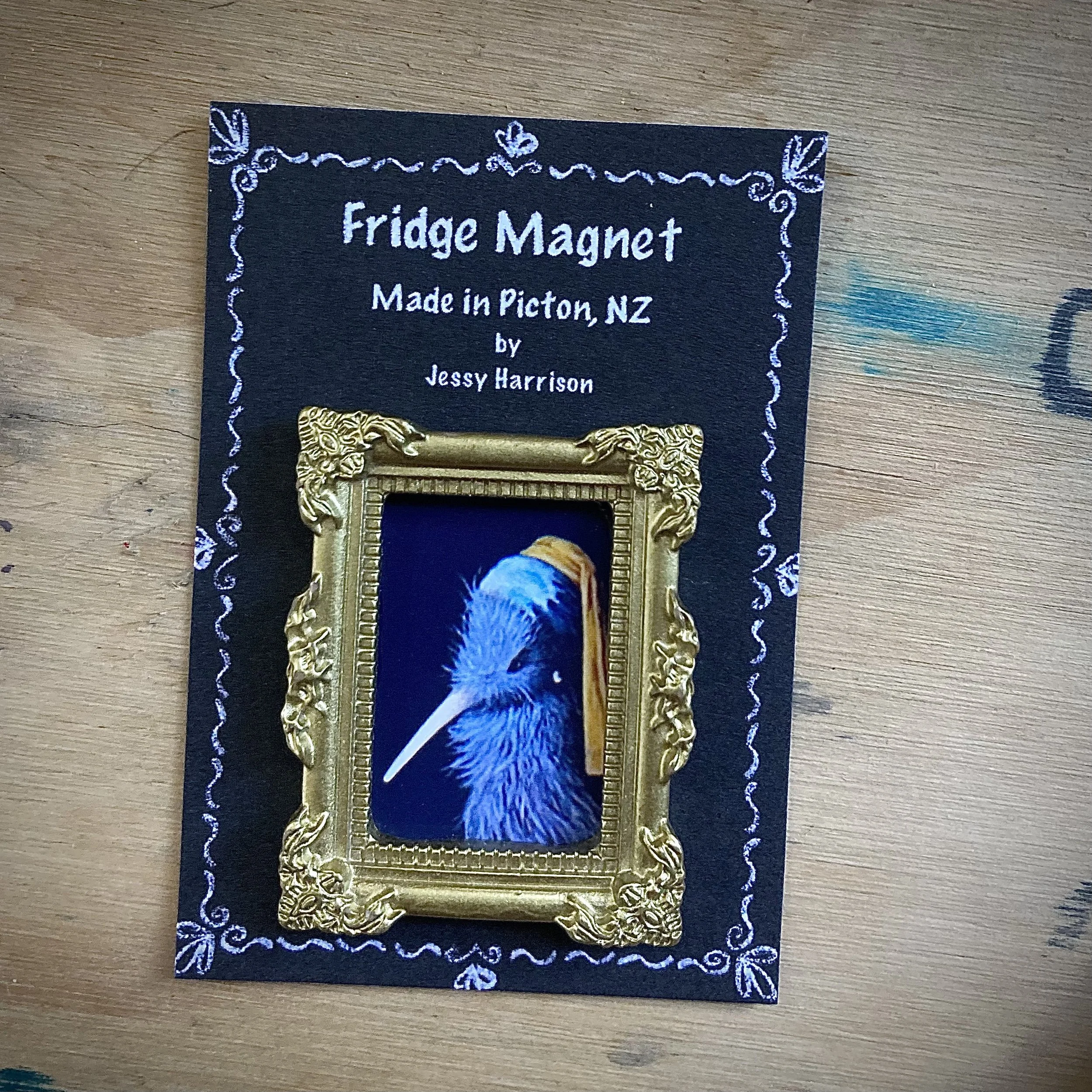Finished & Ready – Handmade Kiwi with Pearl Earring Magnets