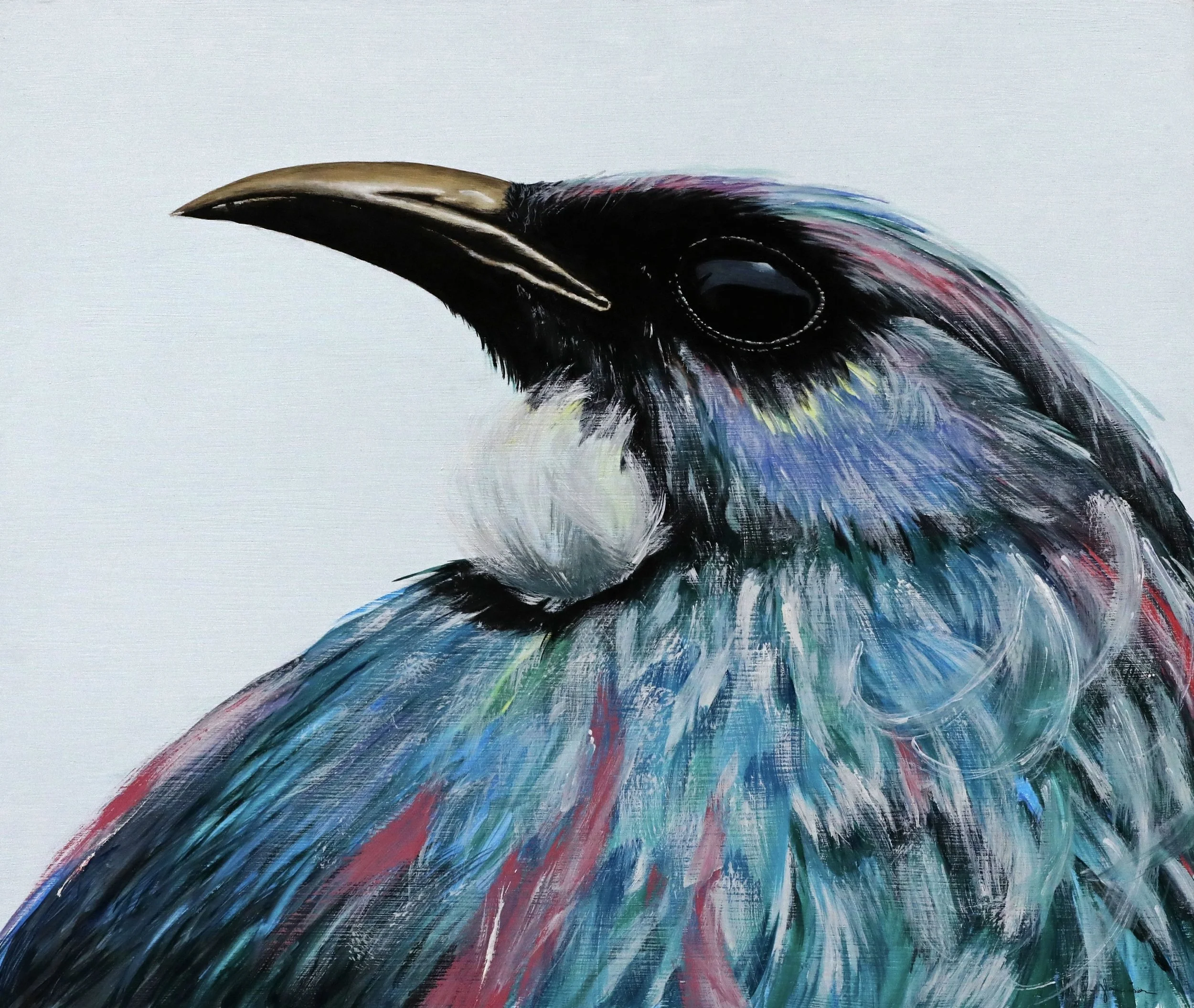 An Ode to the humble Tui - Acrylic