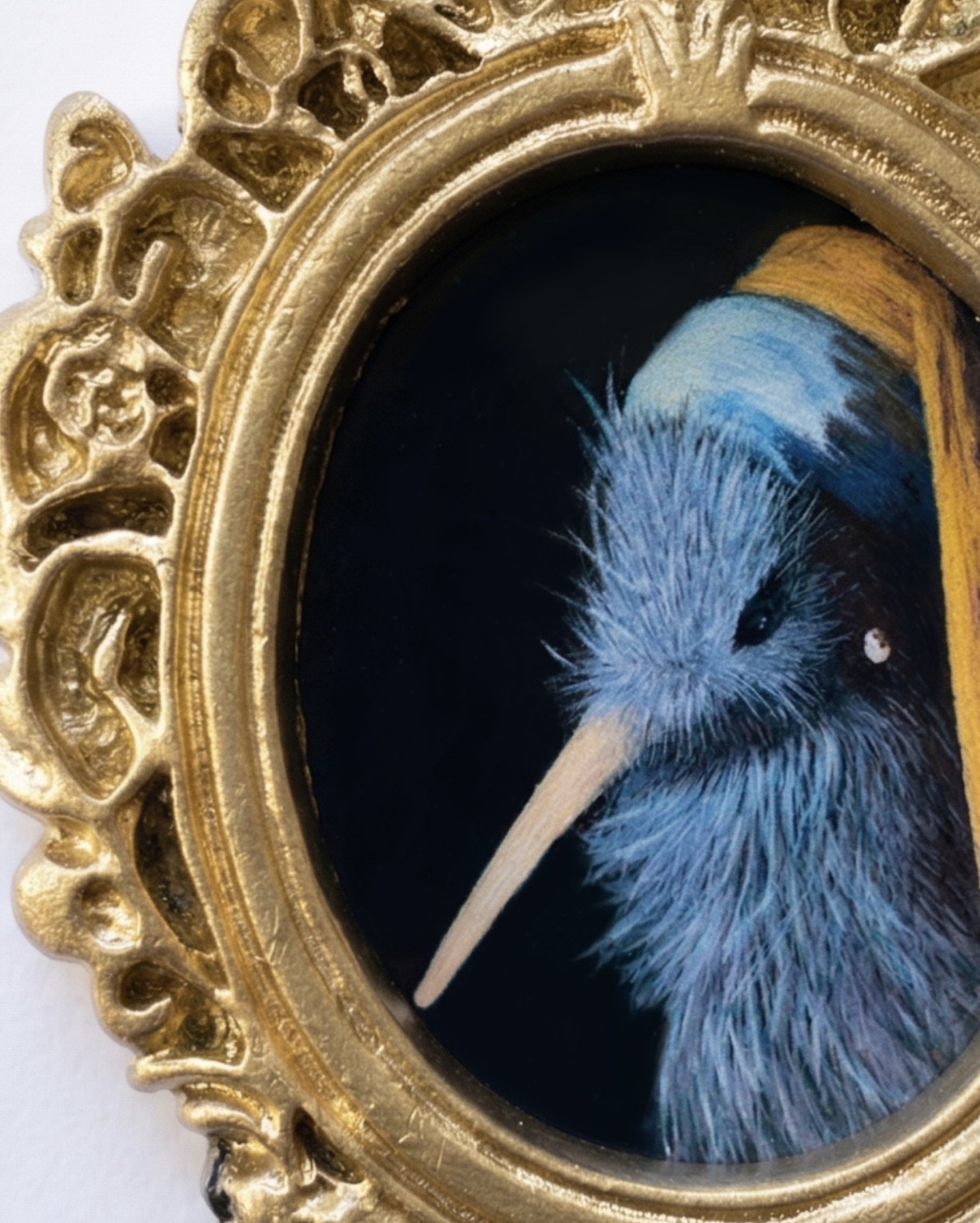 Handmade Kiwi fridge magnet based on original artwork designed in Picton New Zealand – native bird souvenir gift