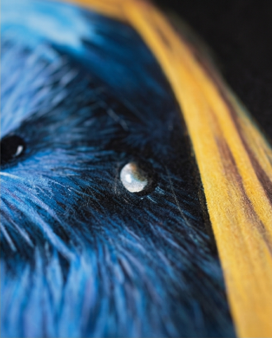 Kiwi with Pearl earring nz souvenir greeting card