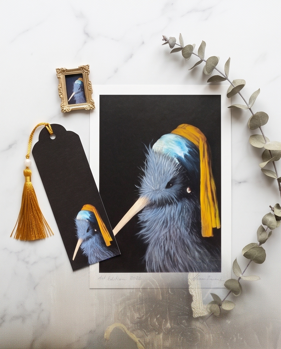 Kiwi with Pearl Earring Gift Set