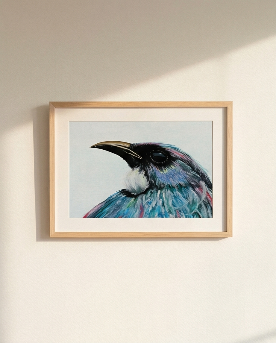 Tui art print NZ souvenir