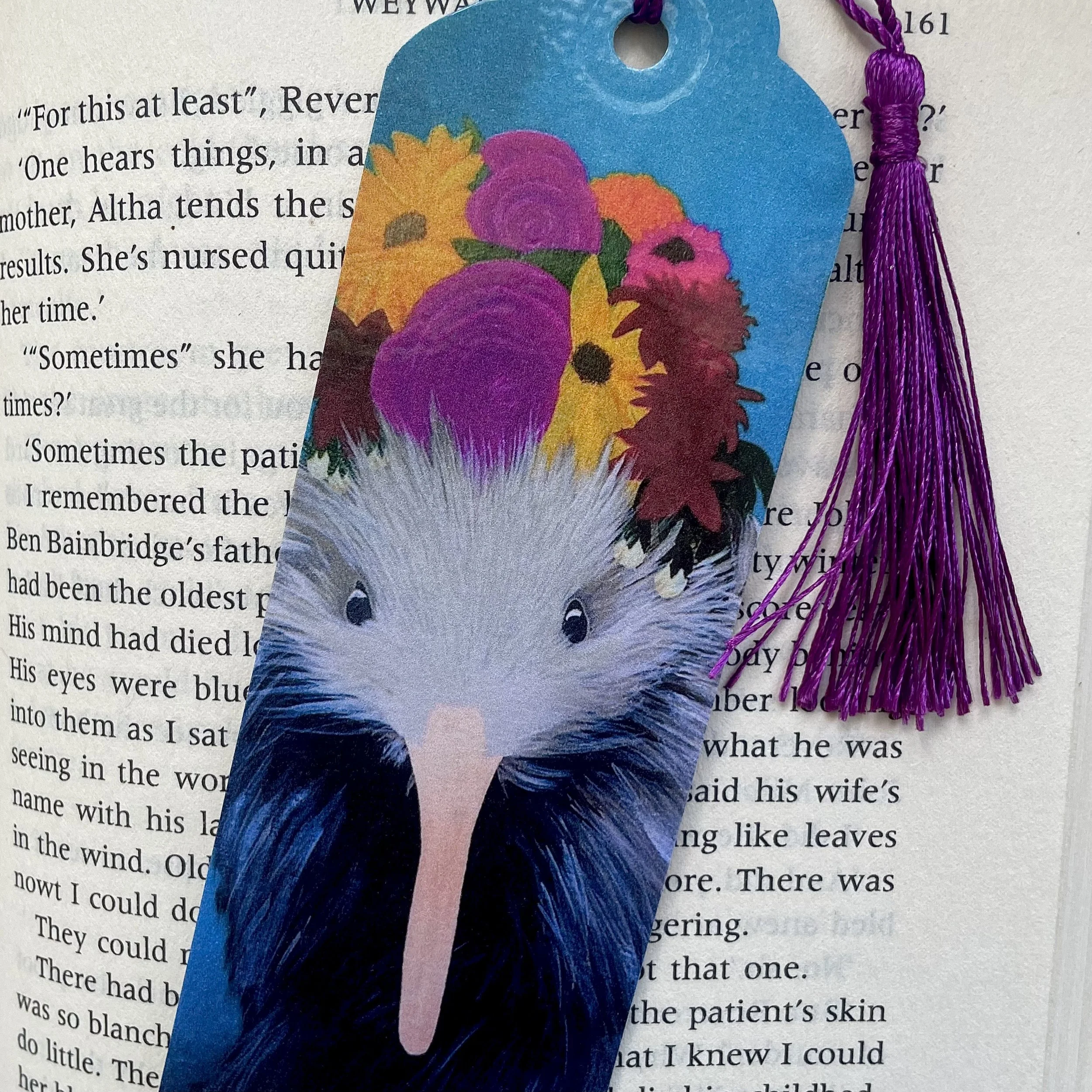 Frieda Kahlo Kiwi Bookmark – Handmade New Zealand Souvenir