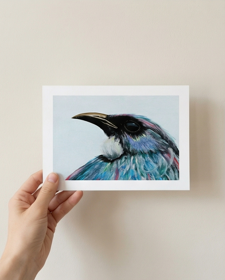 Tui art print NZ souvenir