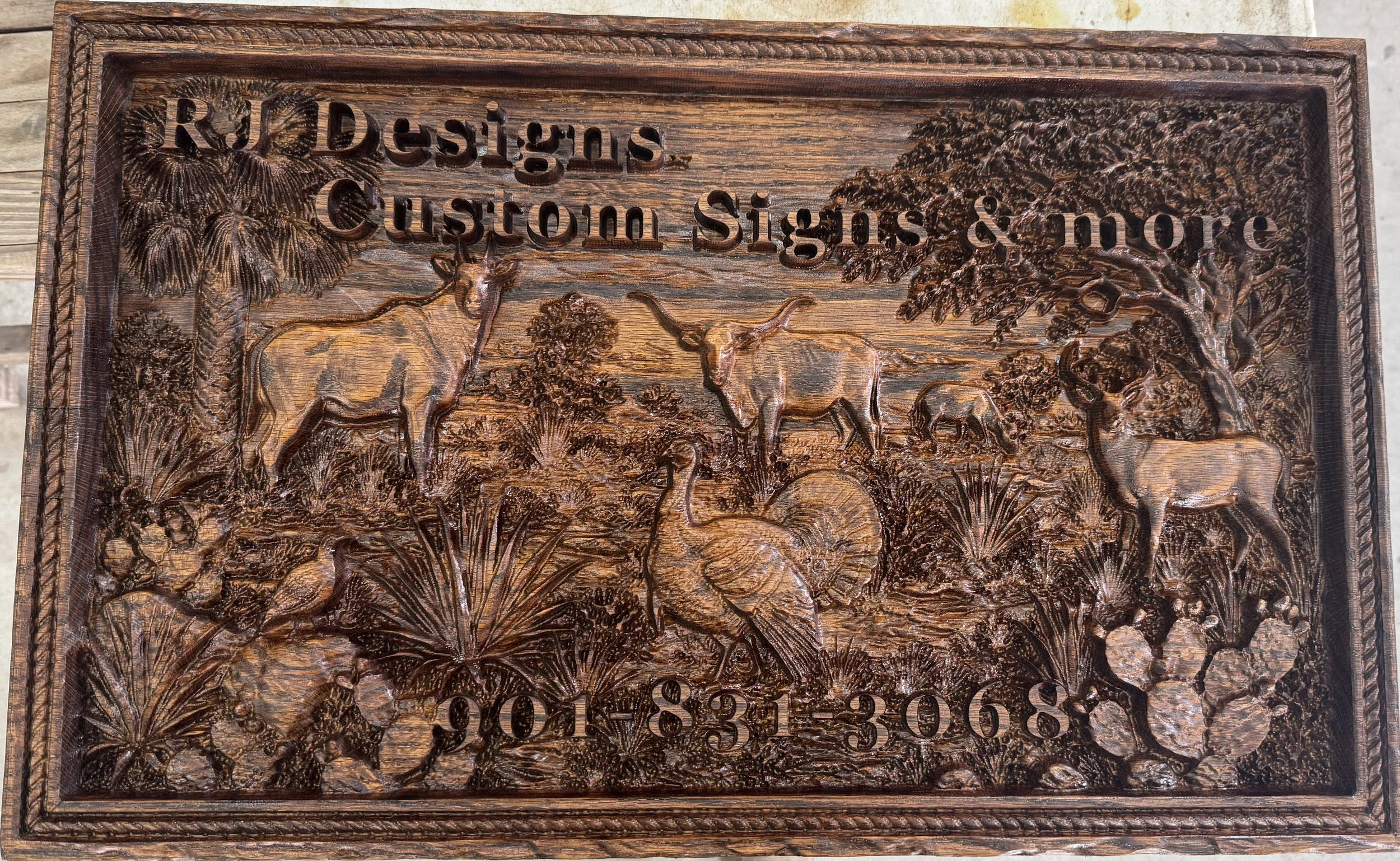 Carpentry: Wood Carvings, Signs, and More.