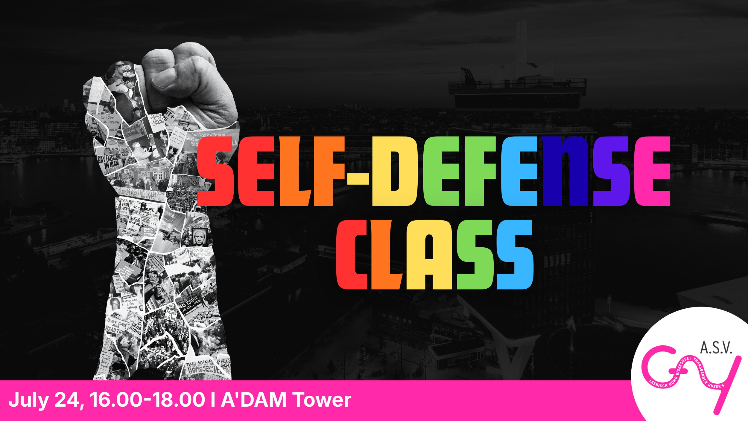 [OPEN] Queer Self Defense Class with A.S.V.Gay during Pride