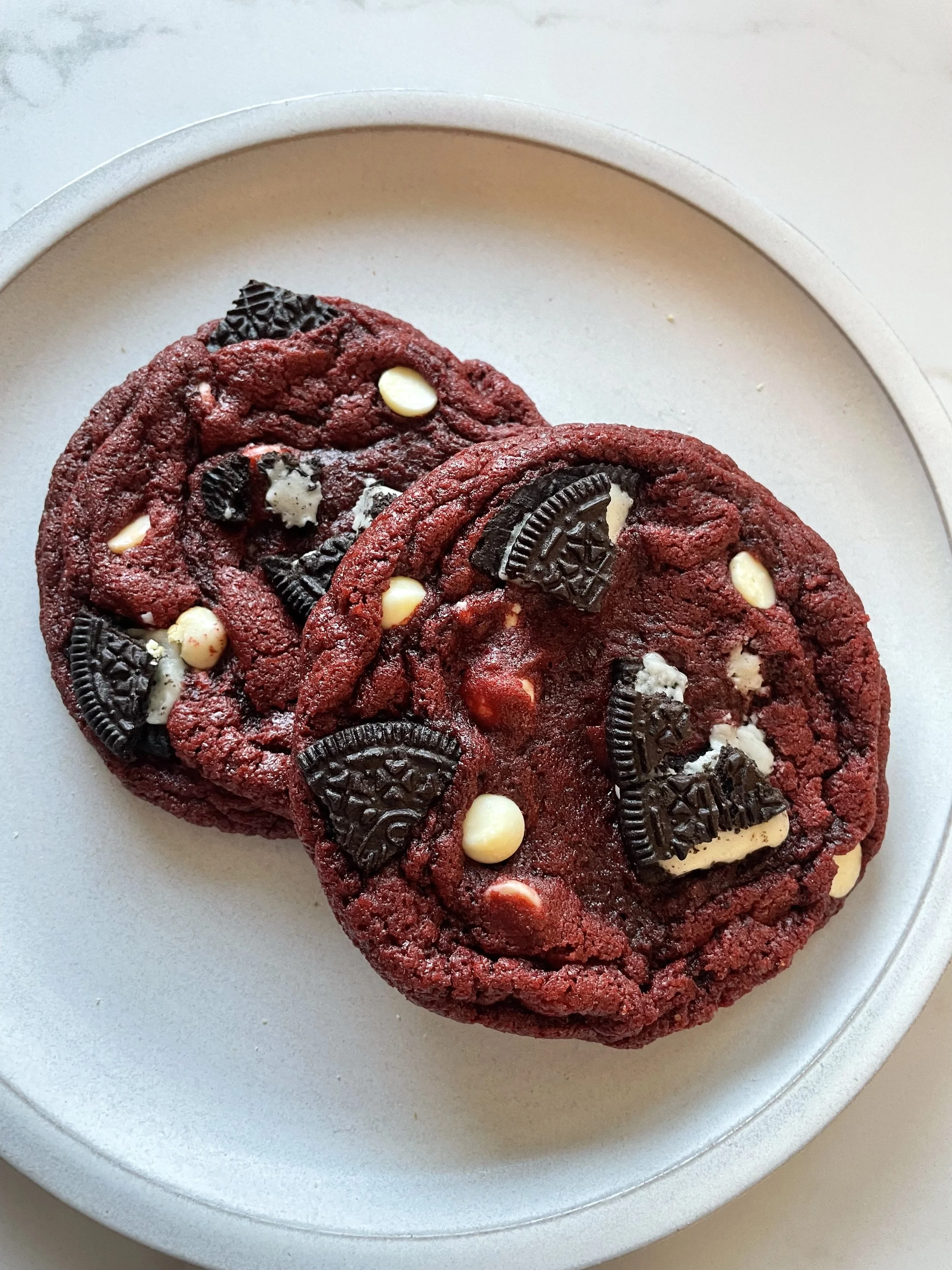 Red Velvet Oreo Cookies