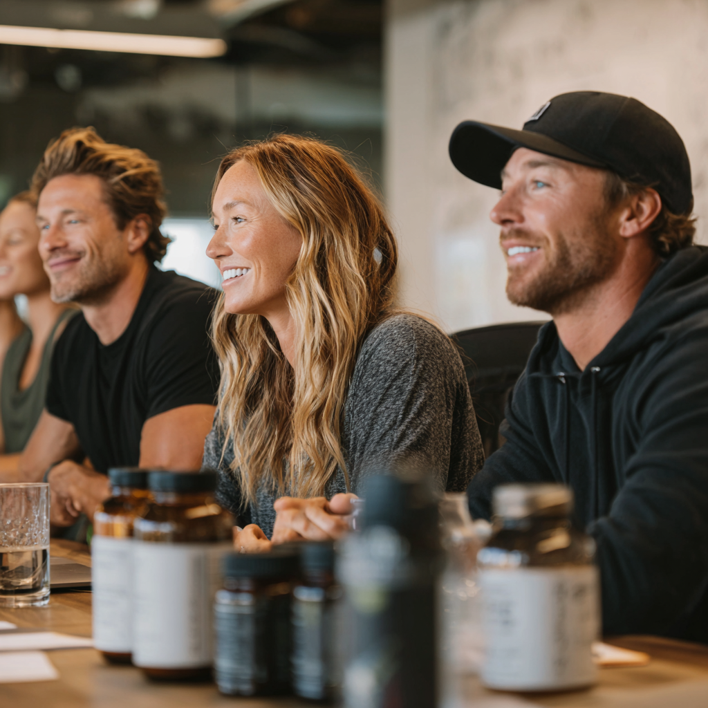 Supplement brand meeting