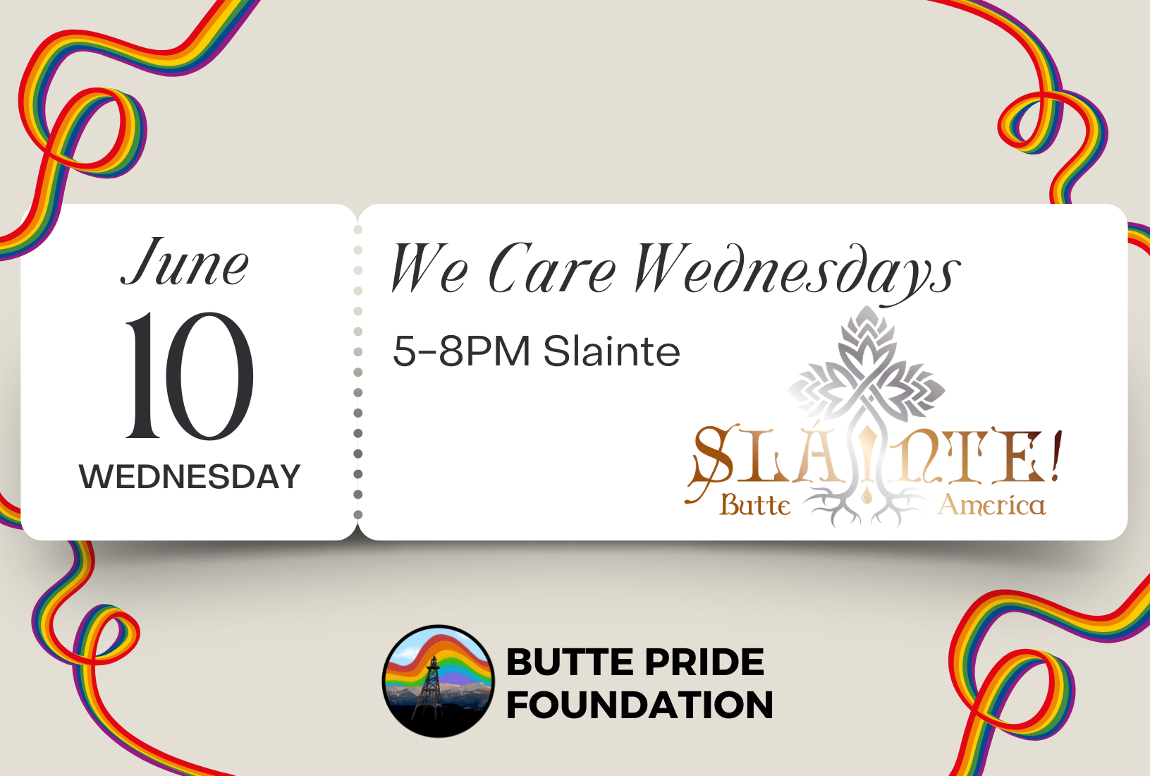 We Care Wednesdays with Slainte