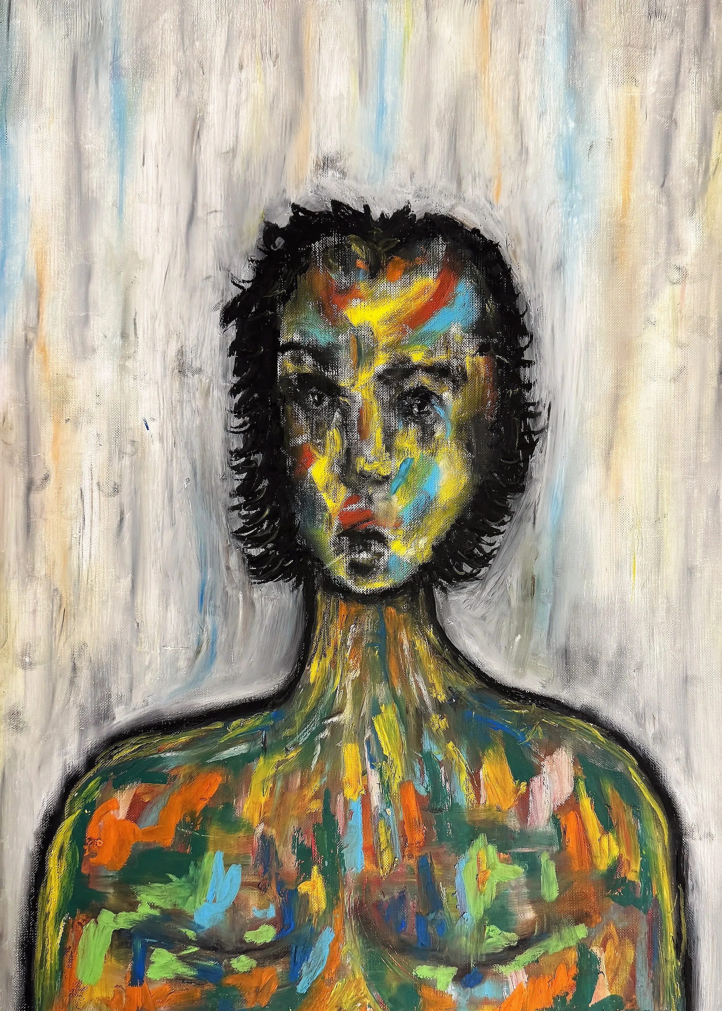 "Queen Francis II"
20 x 30,
Oil Pastel - Canvas Paper,
2025