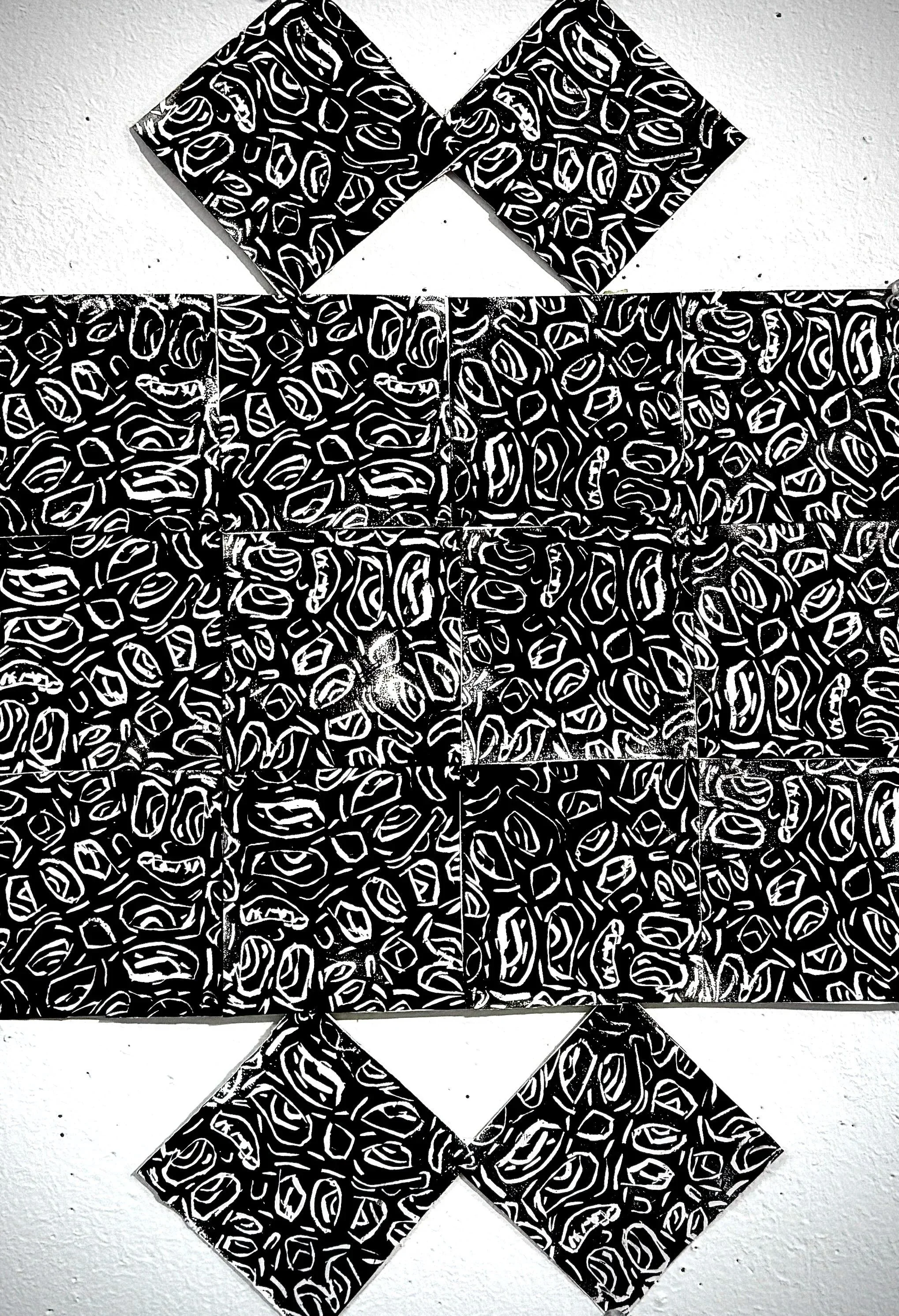 "Black And White Print"
10 x 15,
Printmaking - Black Ink,
2025