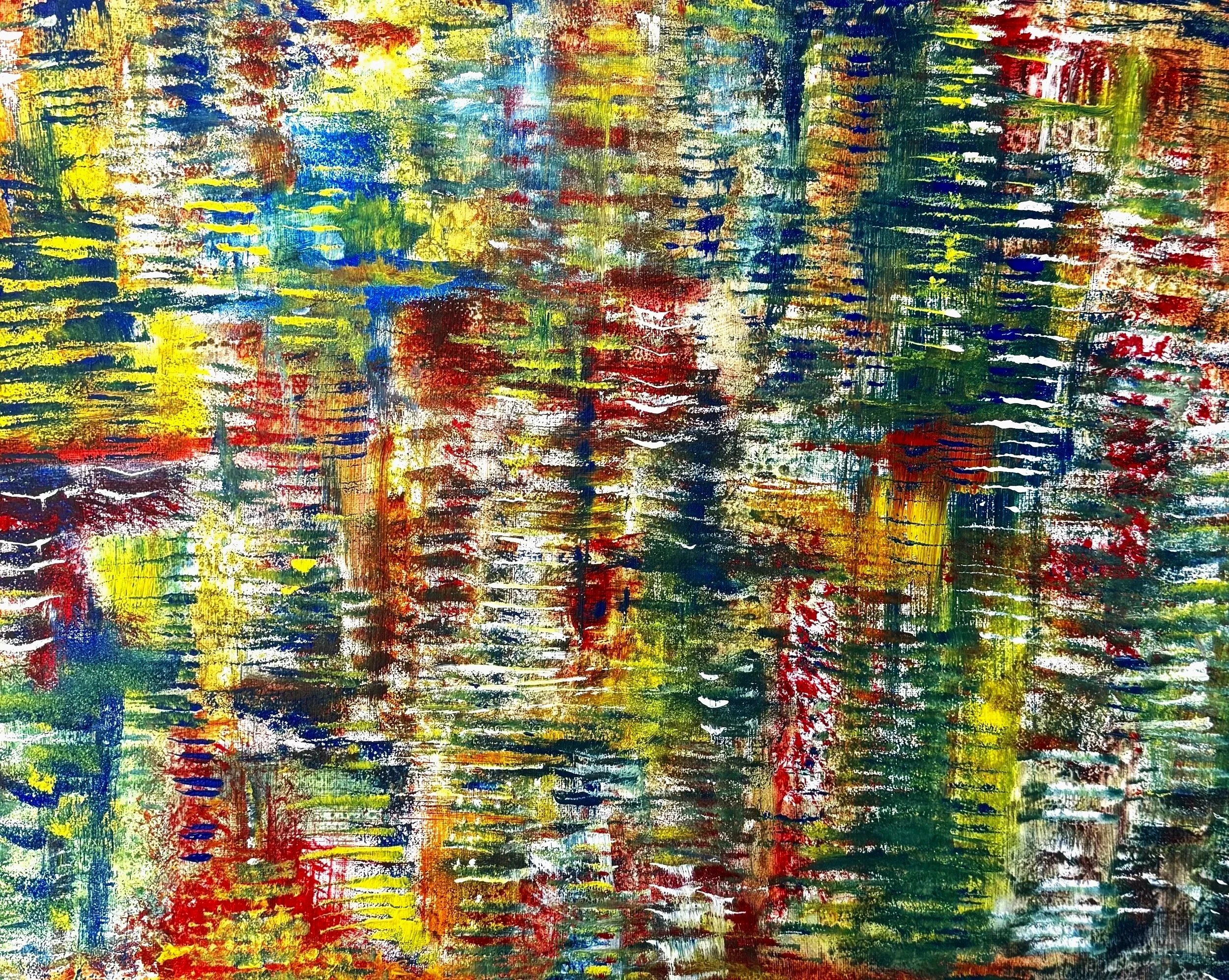 Internal Reflection  
30" x 20",
Acrylic Paint - Canvas, 
2025