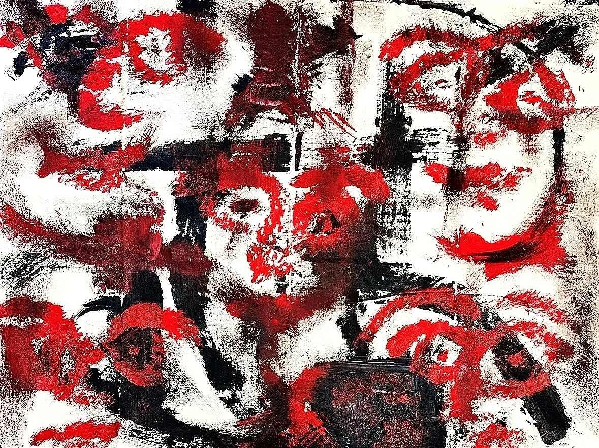 Bloodline
40" x 30",
Acrylic Paint - Unprimed Canvas,
2025
