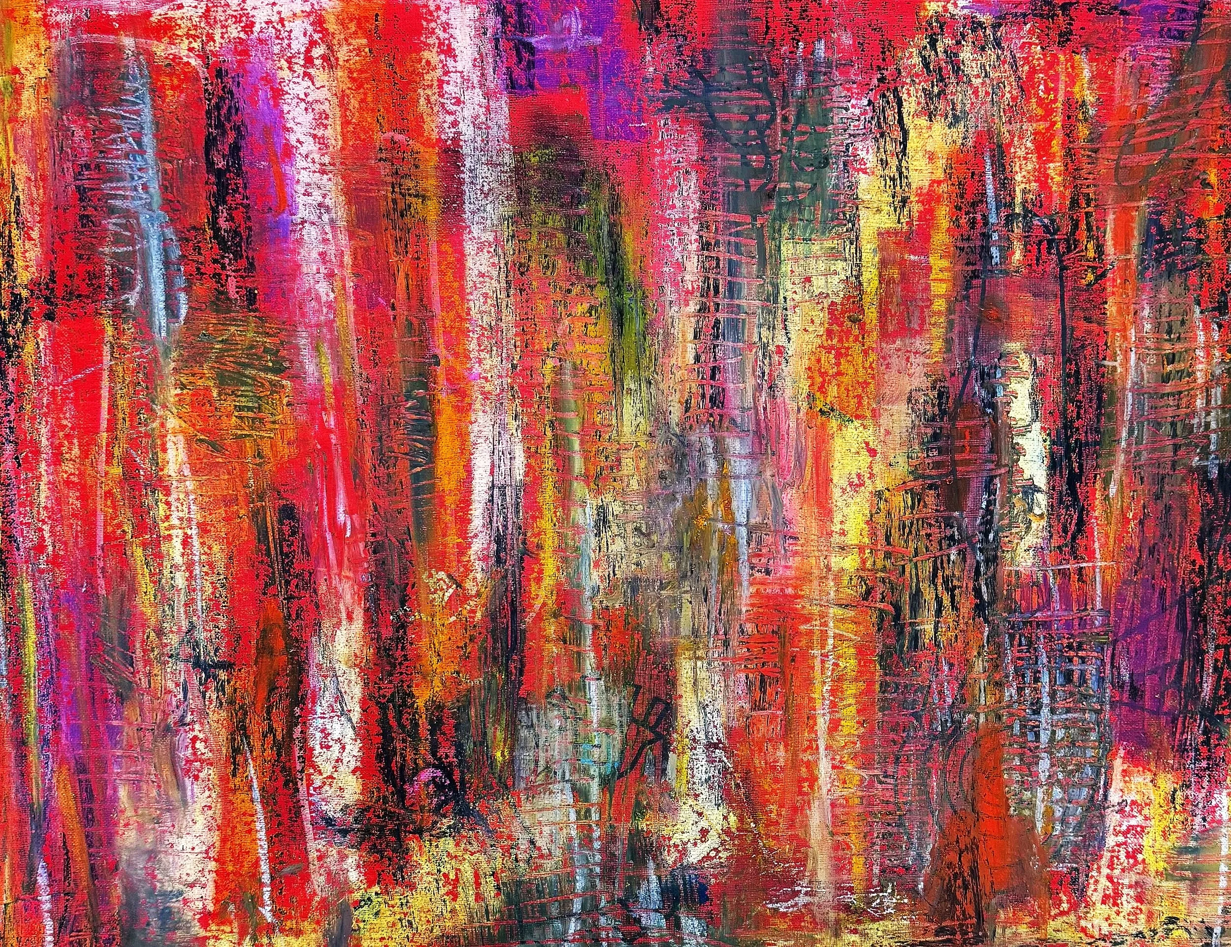 One With Erinosity  
20" x 25", 
Oil Pastel - Canvas, 
2026