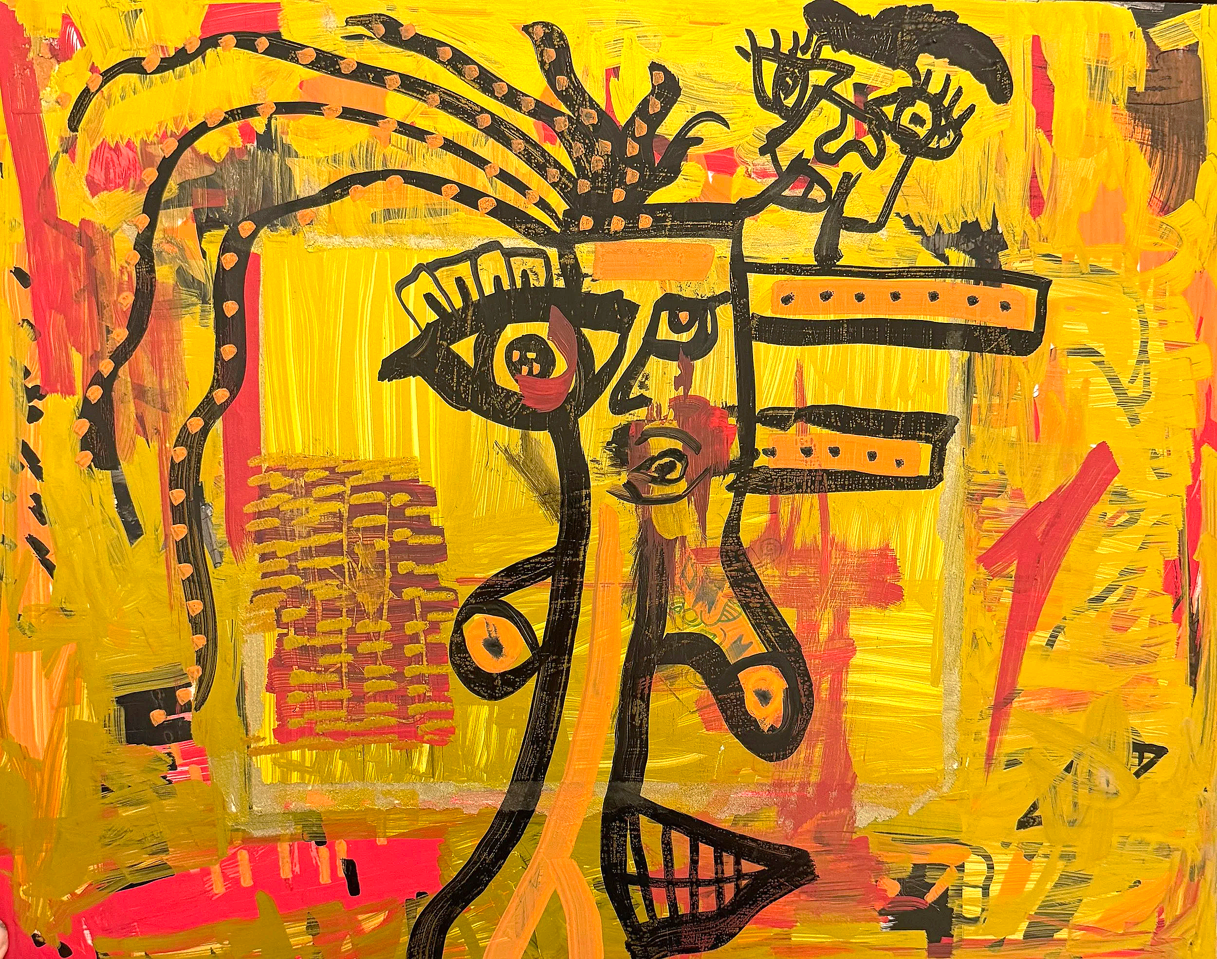 Untitled 
"30 x 20",
Paint Pen - Marker Board
2026