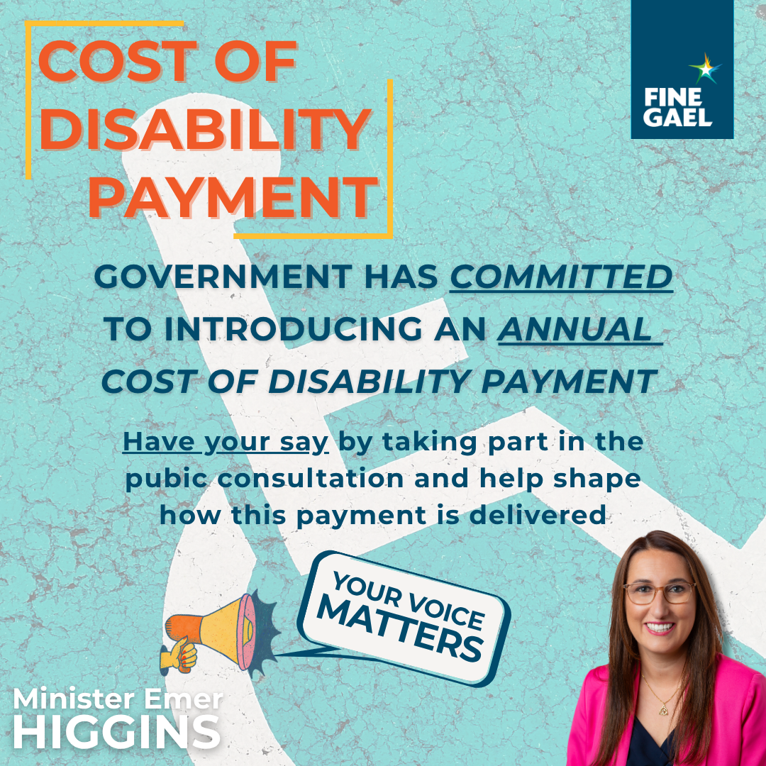 Public Consultation: Cost of Disability Payment