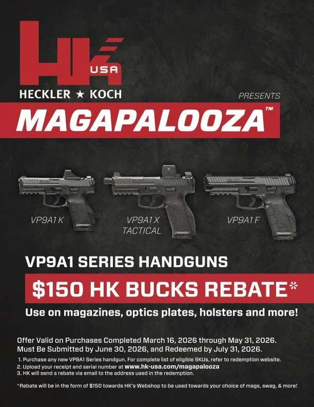 HK Magapalooza™ VP9A1 Series
Experience the precision of the VP9A1 series from Heckler & Koch. Our gallery highlights the specialized models in this striker-fired lineup, including the compact VP9A1 K, the versatile VP9A1 F, and the mission-ready VP9