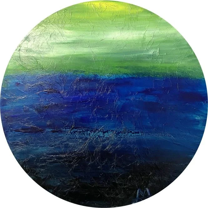 COMING BACK
2024, acrylic on board - diam. 900mm