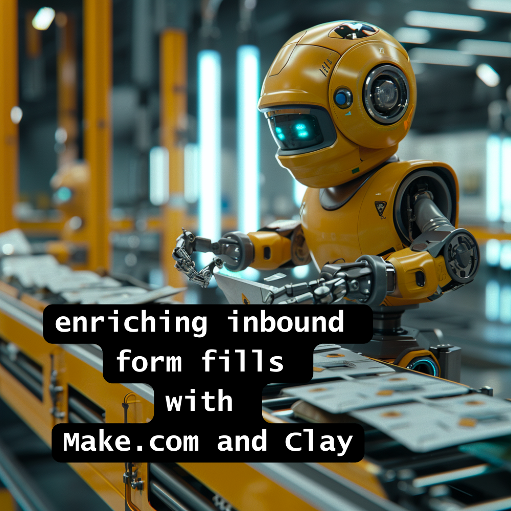 enriching inbound form fills with Make.com and Clay.png