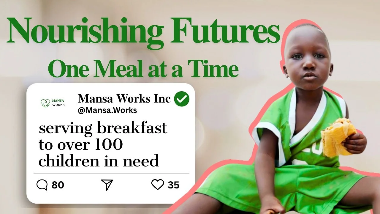 ☀️ A good day starts with a good meal.

Through our Nourishing Futures program, Mansa Works provided breakfast to over 100 children in need &mdash; because no child should start their day hungry.

This is what hope looks like: full plates, full heart