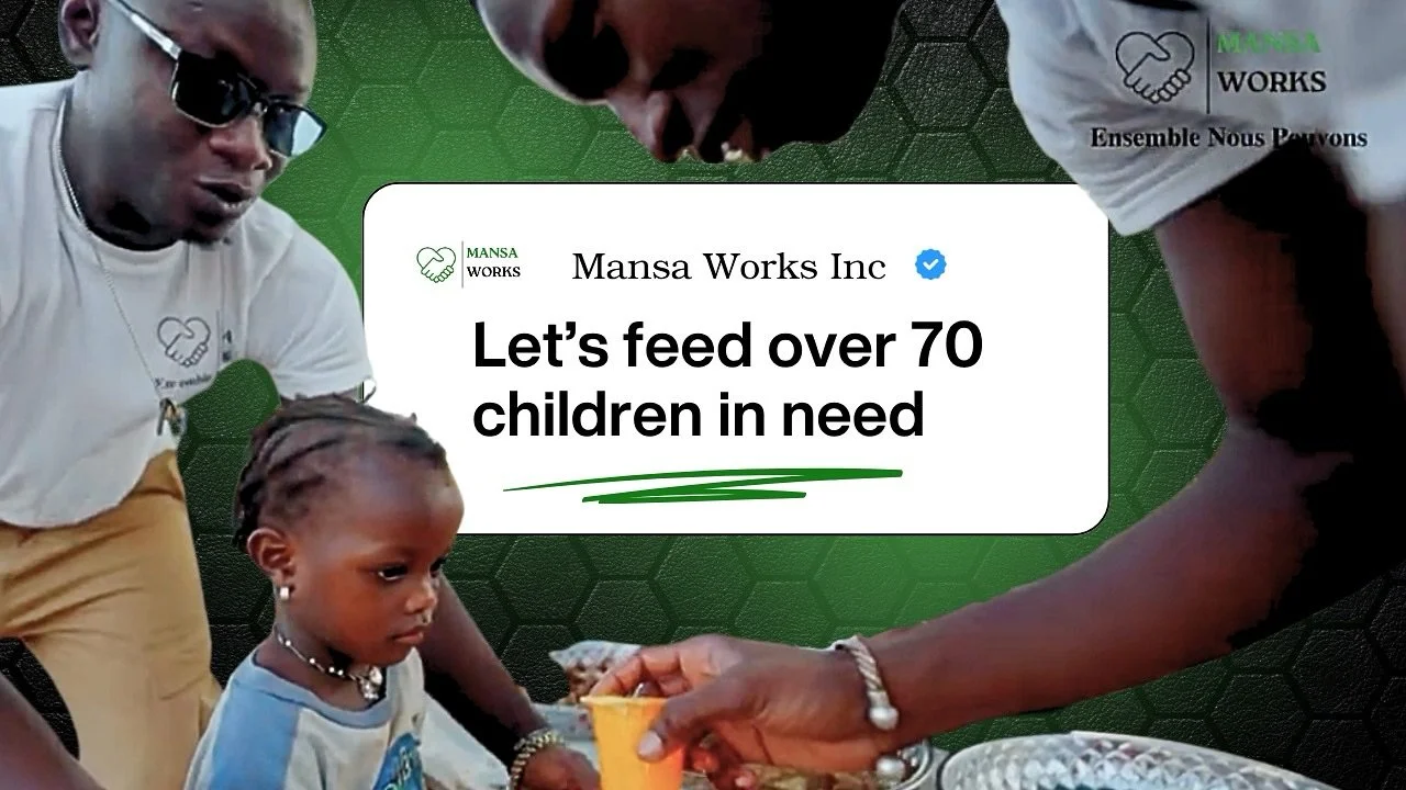 🍽️ Over 70 children. One delicious meal. Countless smiles.

In this video, Mansa Works serves up yassa chicken, a beloved Senegalese dish, to nourish young hearts and bellies. This is more than food &mdash; it&rsquo;s dignity, joy, and a reminder th