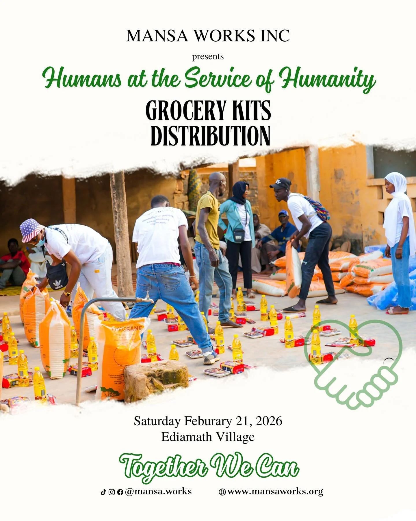 We believe access to food is a basic human right.

We are currently distributing groceries to families in need &mdash; but this is just one step in a much bigger mission.

Our goal is sustainable, year-round support for communities facing food insecu