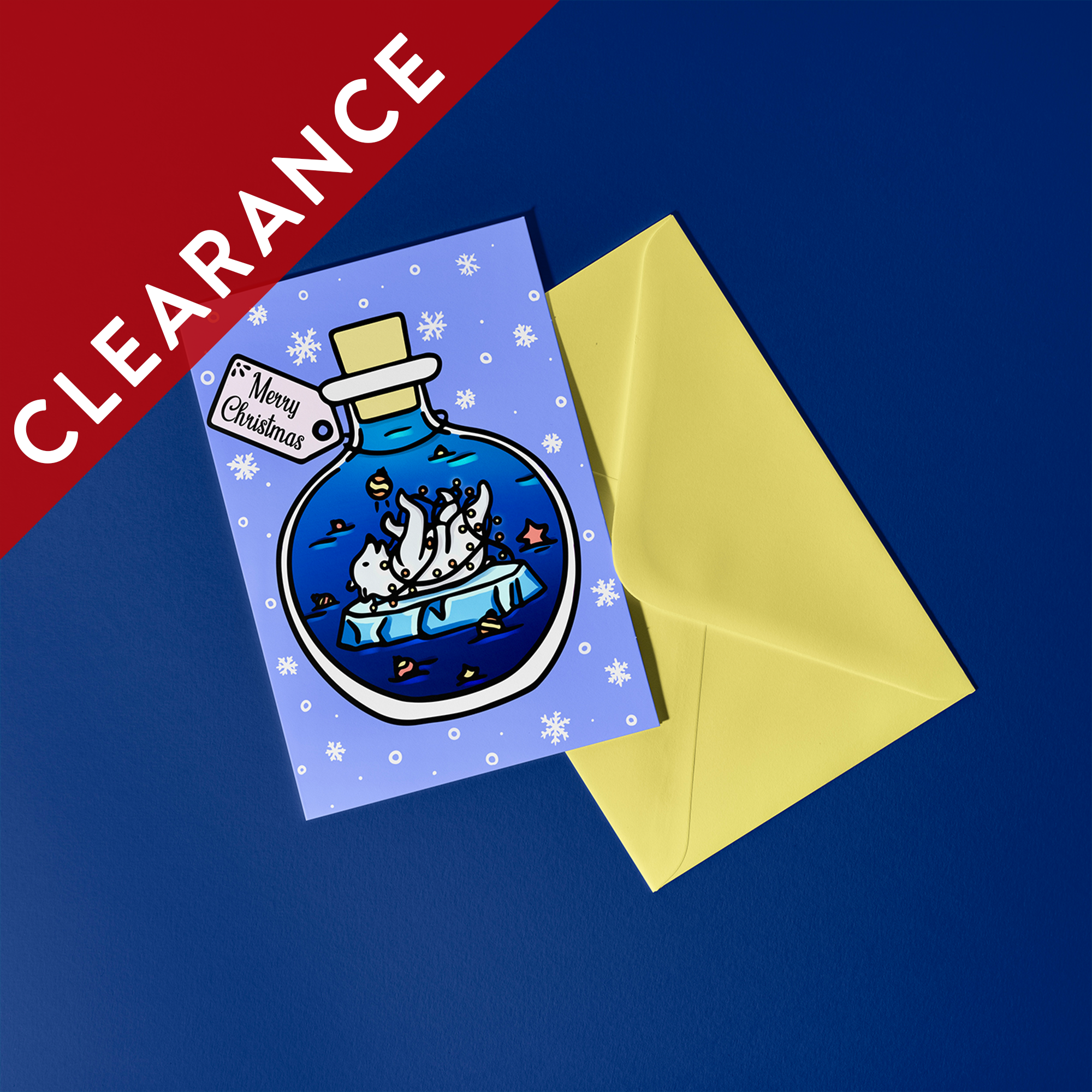 CLEARANCE: Polar Bear Christmas Card