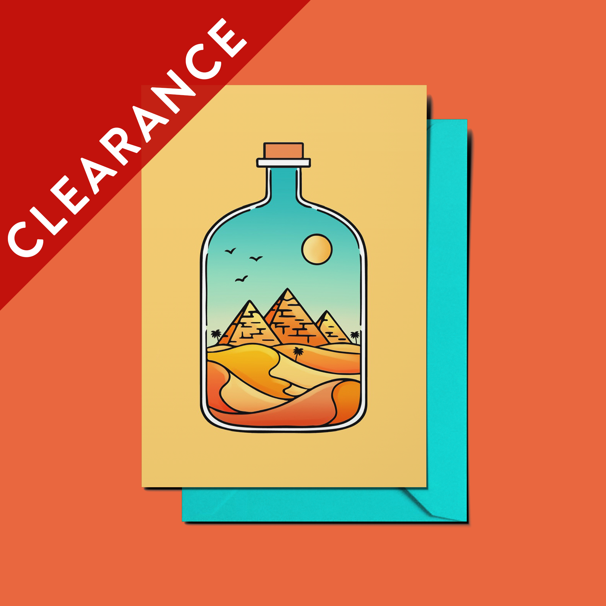 CLEARANCE: Pyramid Greeting Card