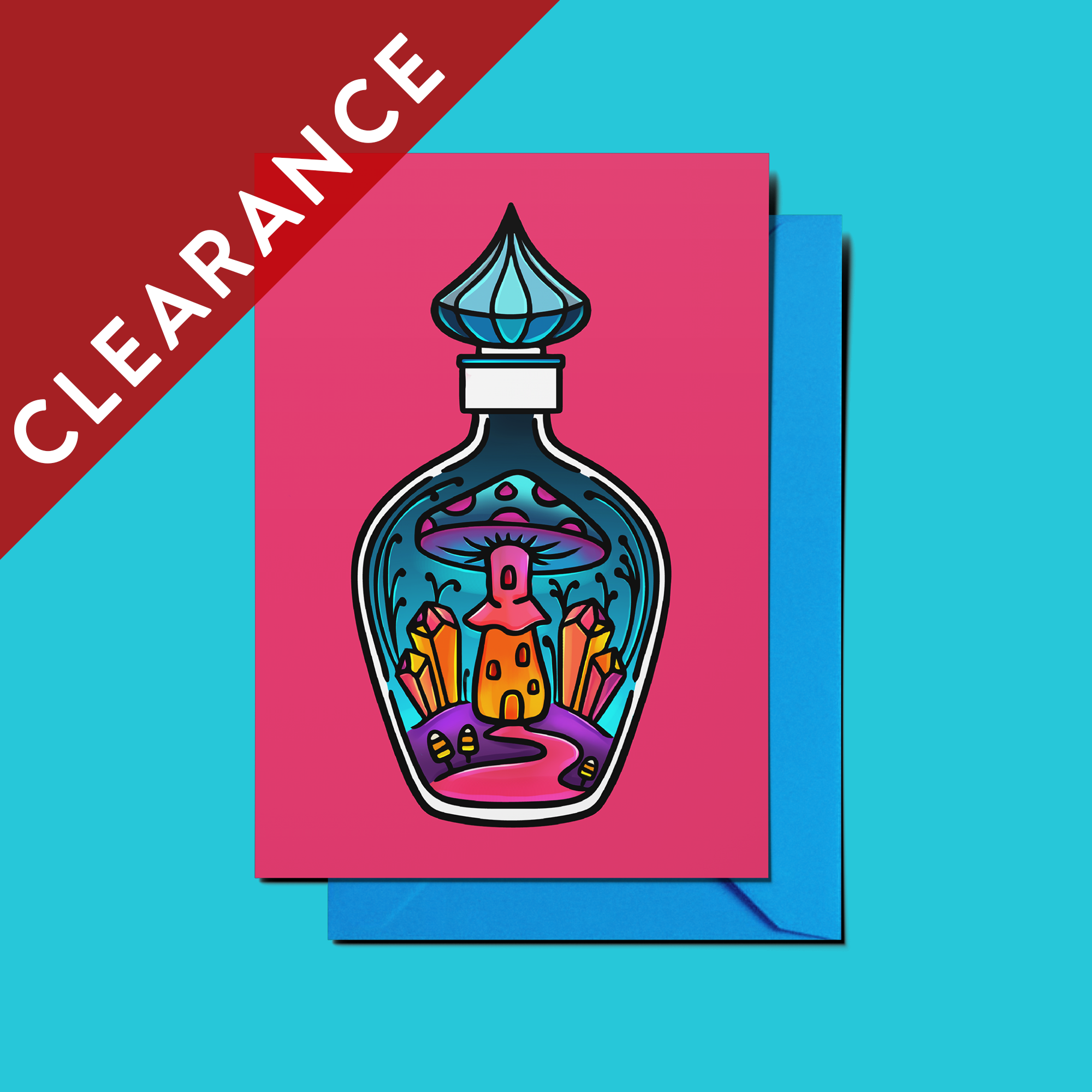 CLEARANCE: Mushroom Greeting Card